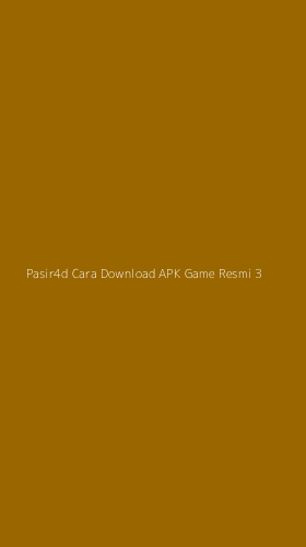 Tampilan Antarmuka Aplikasi Pasir4d Cara Download Apk Game Resmi - 3