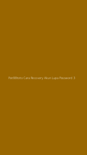 Tampilan Antarmuka Aplikasi Pat88toto Cara Recovery Akun Lupa Password - 3
