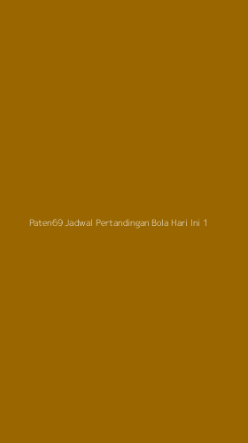 Tampilan Antarmuka Aplikasi Paten69 Jadwal Pertandingan Bola Hari Ini - 1
