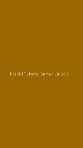 Tampilan Antarmuka Aplikasi Pati4d Tutorial Server Linux - 3