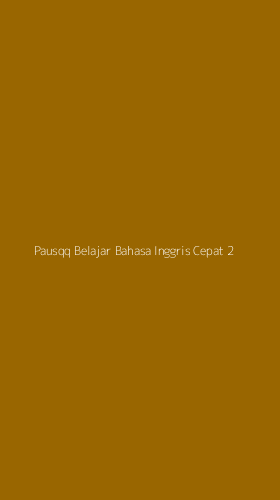 Tampilan Antarmuka Aplikasi Pausqq Belajar Bahasa Inggris Cepat - 2