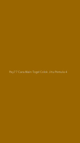 Tampilan Antarmuka Aplikasi Pay77 Cara Main Togel Colok Jitu Pemula - 4