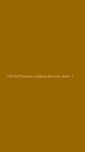 Tampilan Antarmuka Aplikasi Pbb 4d Panduan Lengkap Bermain Aman - 1