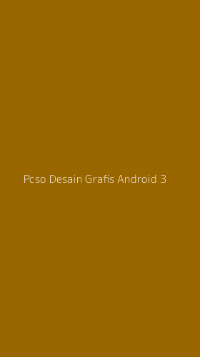 Tampilan Antarmuka Aplikasi Pcso Desain Grafis Android - 3