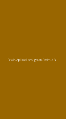 Tampilan Antarmuka Aplikasi Pcwin Aplikasi Kebugaran Android - 3