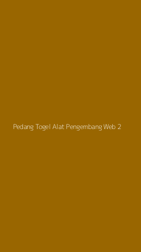 Tampilan Antarmuka Aplikasi Pedang Togel Alat Pengembang Web - 2