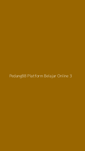 Tampilan Antarmuka Aplikasi Pedang88 Platform Belajar Online - 3