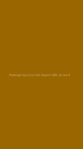Tampilan Antarmuka Aplikasi Pedetogel App Situs Slot Deposit Qris 24 Jam - 4