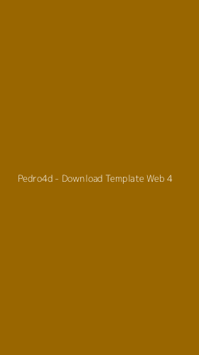 Tampilan Antarmuka Aplikasi Pedro4d - Download Template Web - 4