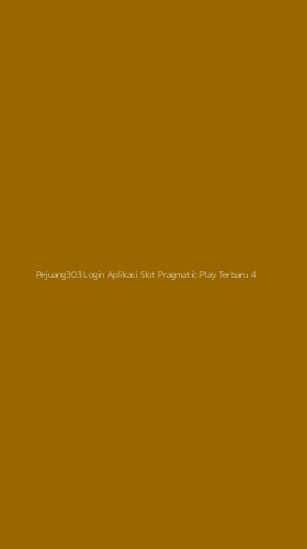 Tampilan Antarmuka Aplikasi Pejuang303 Login Aplikasi Slot Pragmatic Play Terbaru - 4