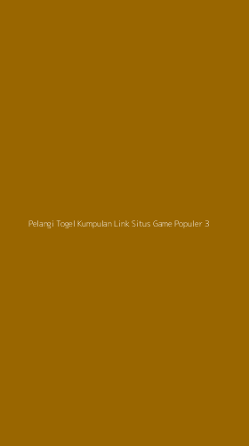 Tampilan Antarmuka Aplikasi Pelangi Togel Kumpulan Link Situs Game Populer - 3