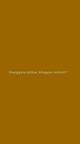 Tampilan Antarmuka Aplikasi Pelangigame Aplikasi Kebugaran Android - 1