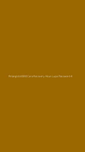 Tampilan Antarmuka Aplikasi Pelangislot888 Cara Recovery Akun Lupa Password - 4