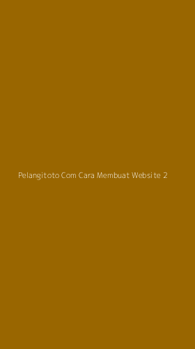 Tampilan Antarmuka Aplikasi Pelangitoto Com Cara Membuat Website - 2