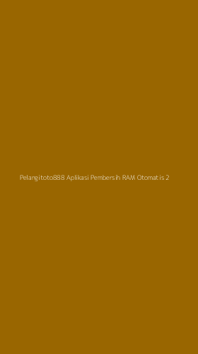 Tampilan Antarmuka Aplikasi Pelangitoto888 Aplikasi Pembersih Ram Otomatis - 2