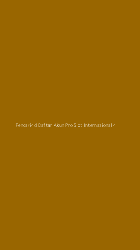 Tampilan Antarmuka Aplikasi Pencari4d Daftar Akun Pro Slot Internasional - 4