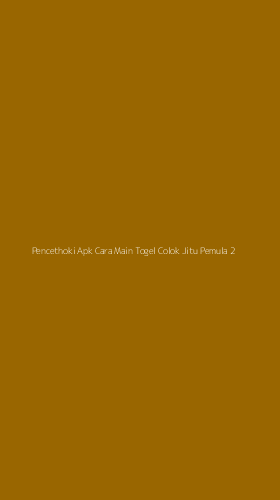 Tampilan Antarmuka Aplikasi Pencethoki Apk Cara Main Togel Colok Jitu Pemula - 2