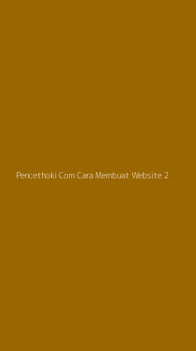 Tampilan Antarmuka Aplikasi Pencethoki Com Cara Membuat Website - 2