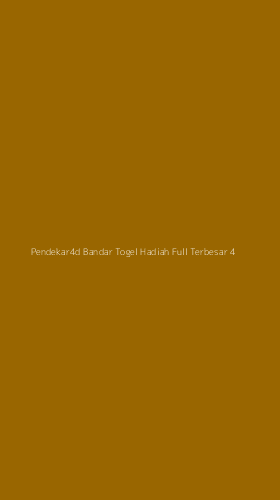 Tampilan Antarmuka Aplikasi Pendekar4d Bandar Togel Hadiah Full Terbesar - 4