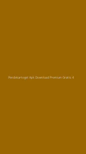 Tampilan Antarmuka Aplikasi Pendekartogel Apk Download Premium Gratis - 4