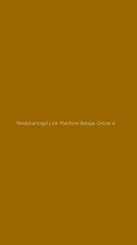 Tampilan Antarmuka Aplikasi Pendekartogel Link Platform Belajar Online - 4
