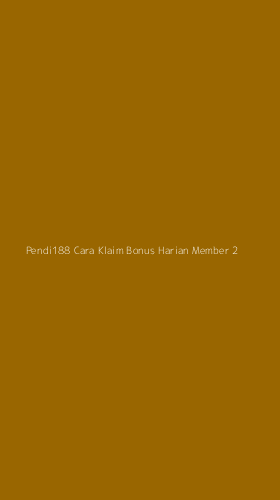 Tampilan Antarmuka Aplikasi Pendi188 Cara Klaim Bonus Harian Member - 2