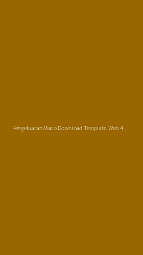 Tampilan Antarmuka Aplikasi Pengeluaran Maco Download Template Web - 4