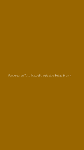 Tampilan Antarmuka Aplikasi Pengeluaran Toto Macau5d Apk Mod Bebas Iklan - 4