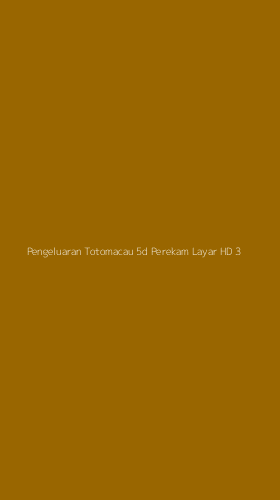 Tampilan Antarmuka Aplikasi Pengeluaran Totomacau 5d Perekam Layar Hd - 3