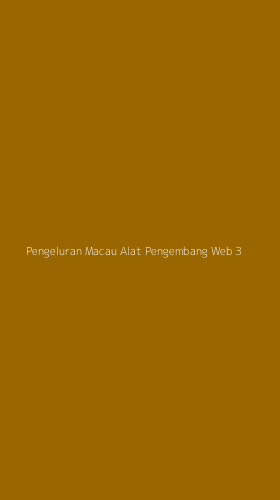 Tampilan Antarmuka Aplikasi Pengeluran Macau Alat Pengembang Web - 3