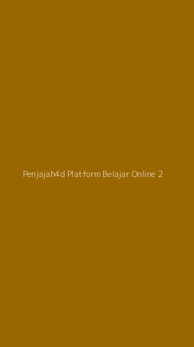 Tampilan Antarmuka Aplikasi Penjajah4d Platform Belajar Online - 2
