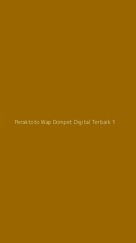 Tampilan Antarmuka Aplikasi Peraktoto Wap Dompet Digital Terbaik - 1