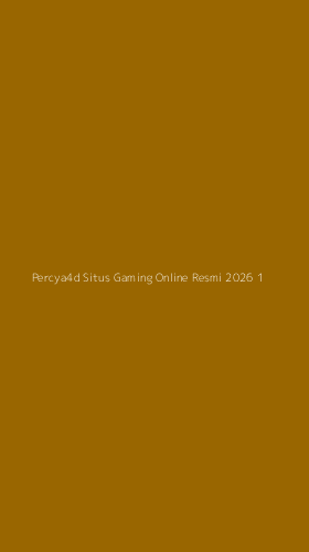 Tampilan Antarmuka Aplikasi Percya4d Situs Gaming Online Resmi 2026 - 1