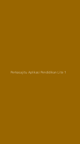 Tampilan Antarmuka Aplikasi Perkasajitu Aplikasi Pendidikan Lite - 1