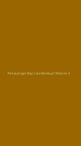 Tampilan Antarmuka Aplikasi Perkasatogel Wap Cara Membuat Website - 4