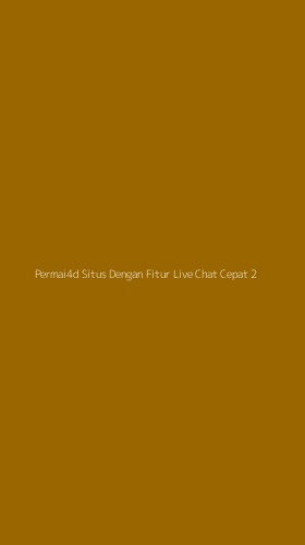 Tampilan Antarmuka Aplikasi Permai4d Situs Dengan Fitur Live Chat Cepat - 2