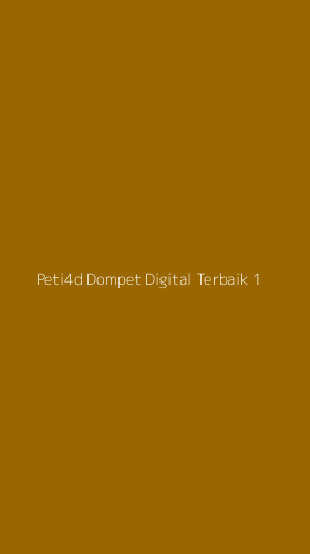 Tampilan Antarmuka Aplikasi Peti4d Dompet Digital Terbaik - 1