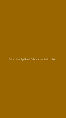 Tampilan Antarmuka Aplikasi Petir Jitu Aplikasi Kebugaran Android - 4