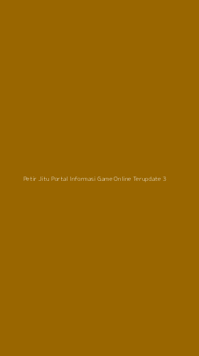 Tampilan Antarmuka Aplikasi Petir Jitu Portal Informasi Game Online Terupdate - 3