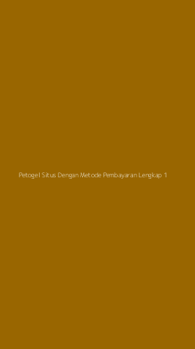 Tampilan Antarmuka Aplikasi Petogel Situs Dengan Metode Pembayaran Lengkap - 1