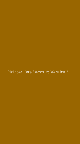 Tampilan Antarmuka Aplikasi Pialabet Cara Membuat Website - 3