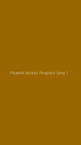 Tampilan Antarmuka Aplikasi Pikad4d Aplikasi Penghasil Uang - 1