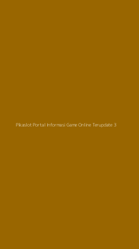 Tampilan Antarmuka Aplikasi Pikaslot Portal Informasi Game Online Terupdate - 3