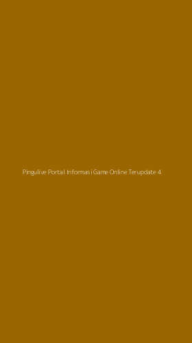 Tampilan Antarmuka Aplikasi Pingulive Portal Informasi Game Online Terupdate - 4