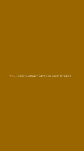 Tampilan Antarmuka Aplikasi Pintu 123slot Kumpulan Game Slot Gacor Terbaik - 4