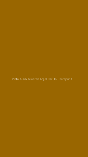 Tampilan Antarmuka Aplikasi Pintu Ajaib Keluaran Togel Hari Ini Tercepat - 4