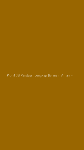 Tampilan Antarmuka Aplikasi Pion138 Panduan Lengkap Bermain Aman - 4