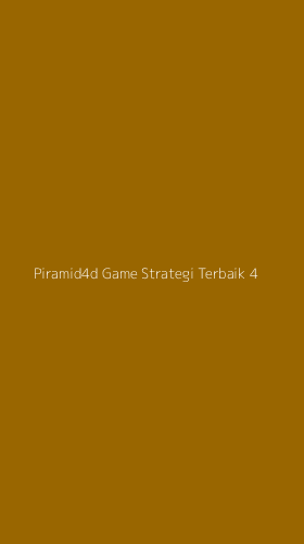 Tampilan Antarmuka Aplikasi Piramid4d Game Strategi Terbaik - 4