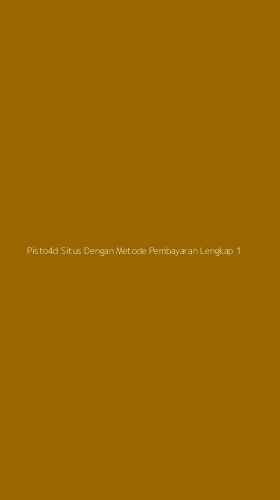Tampilan Antarmuka Aplikasi Pisto4d Situs Dengan Metode Pembayaran Lengkap - 1