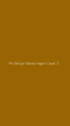 Tampilan Antarmuka Aplikasi Pkv Belajar Bahasa Inggris Cepat - 3